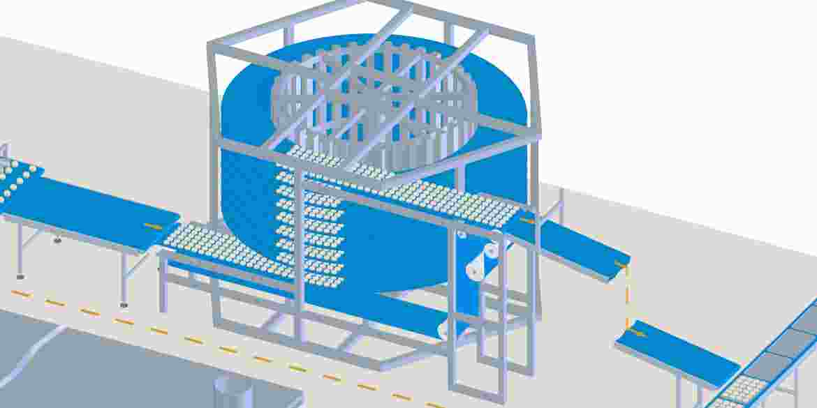 Due to the efficacy of their high-volume capacity combined with compact dimensions, spiral proofers are the preferred option for large industrial bakeries.